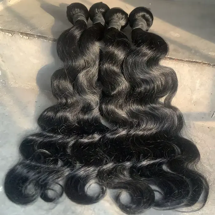 Extensions de cheveux humains vierges bruts Remy, 28-30 pouces, ondulés, non traités, 3 ou 4 paquets