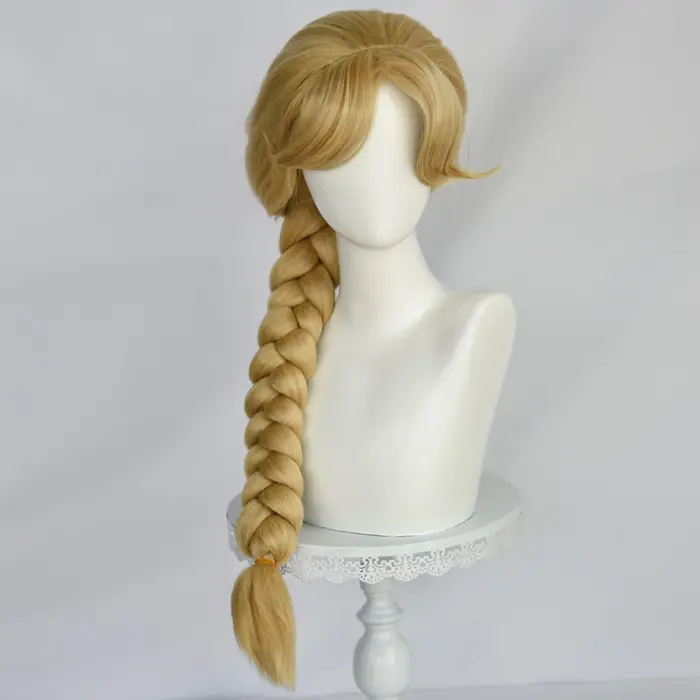 COS perruque cheveux longs princesse Le Pei princesse Le Pei emmêlé Raiponce pâte frite grossière to