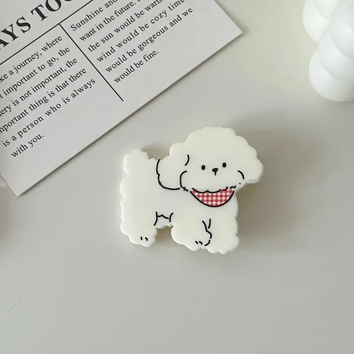 Pince à cheveux en acrylique de dessin animé mignon pour femmes et filles, épingles à cheveux d'anim