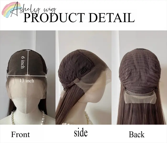 Perruque Lace Front Wig synthétique 13*6