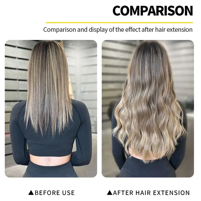 Kit professionnel d'extensions de cheveux