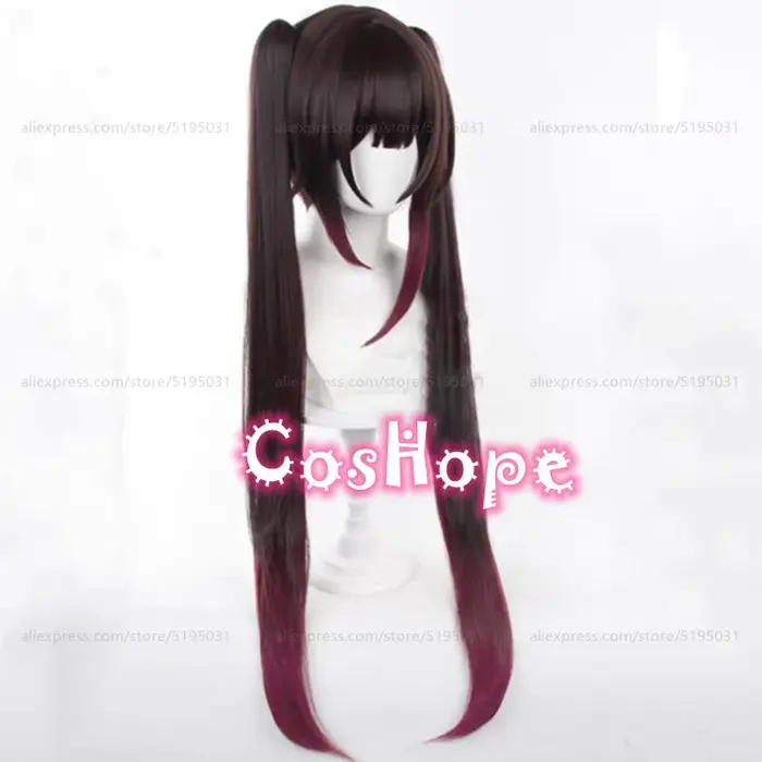 Perruque de Cosplay Synthétique de Style Zigzag de 90cm de Long