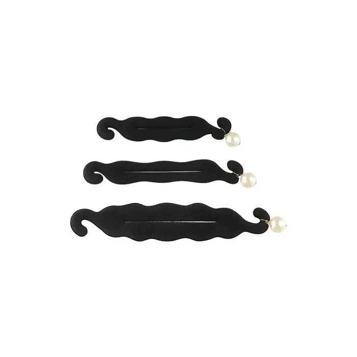 Perle coiffure torsion fabricant cheveux disque beignet facile grand anneau