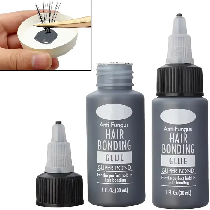 Colle pour extensions de cils et adhésif pour perruques