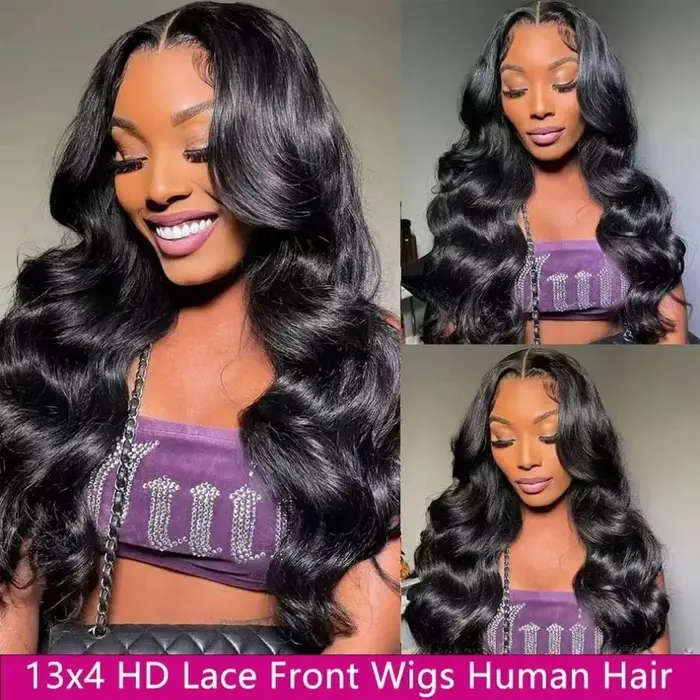Perruque Full Lace Wig Body Wave brésilienne Remy, perruque Lace Closure Wig, pre-plucked, 30 32 pou