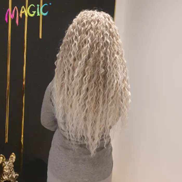 Magique Ariel Curl cheveux vague d'eau torsion Crochet cheveux synthétique tresse cheveux Ombre Blon