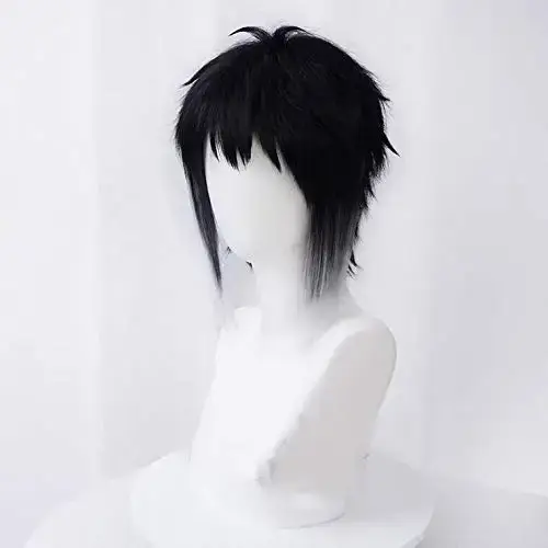 Perruque de cosplay Akutagawa Ryunosuke pour hommes
