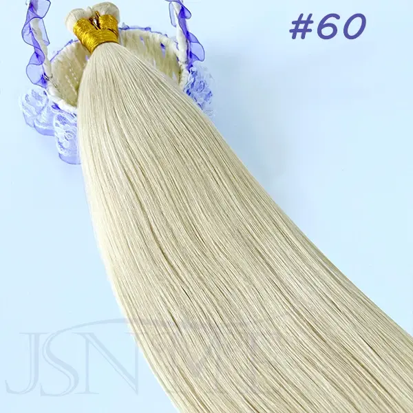 JSNME Genius Extensions de trame 100% trames de cheveux vraiment humains paquets coudre dans