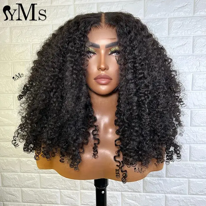 Elite-Perruque Lace Front Wig naturelle crépue bouclée pour femme