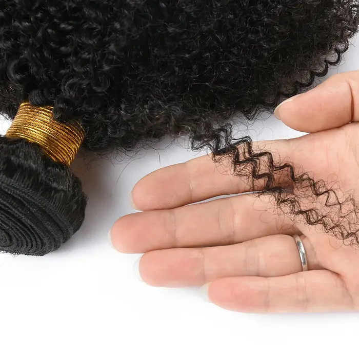 1/3 Afro crépus bouclés paquets brésiliens