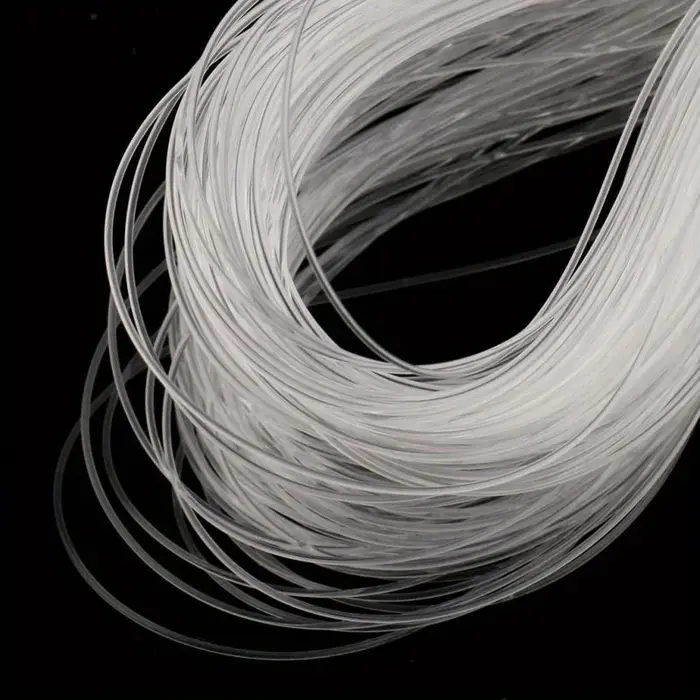 100 pièces de micro-anneaux transparents à boucle