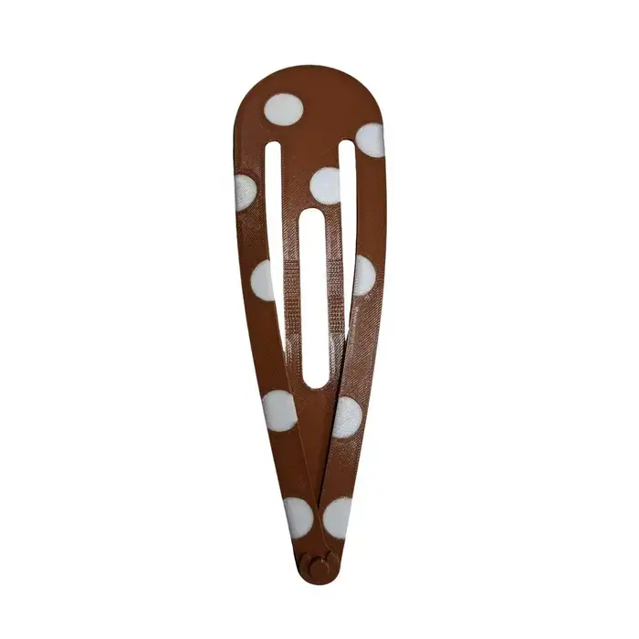 Barrettes à cheveux XXL à pois mignonnes 20 cm – Pinces BB tendance et créatives pour la décoration de sacs à dos et de rideaux