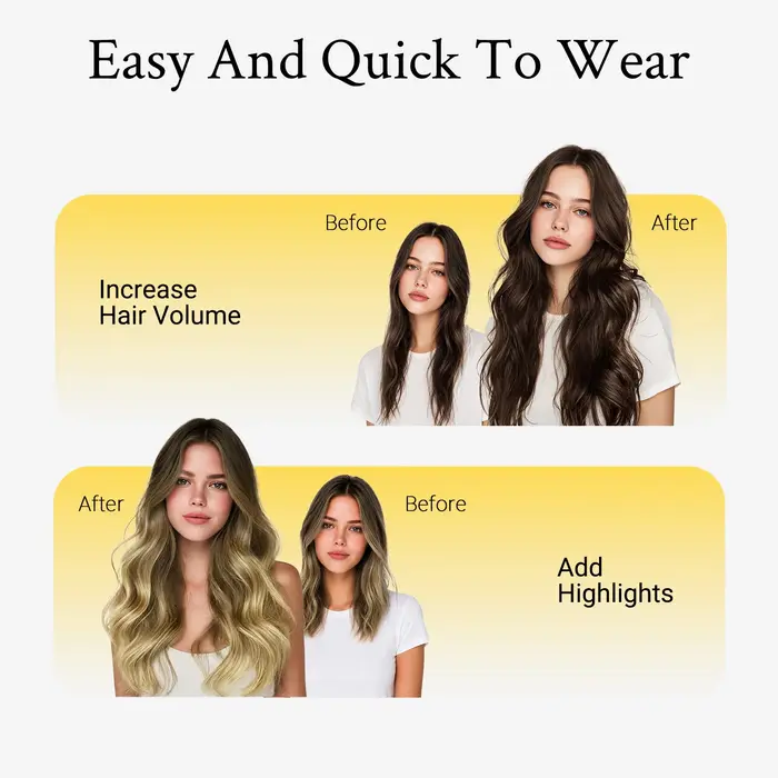 Extensions de cheveux en fil