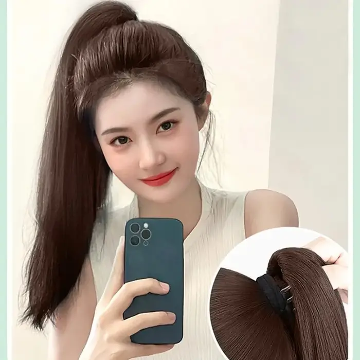 Extensions de cheveux synthétiques à pince