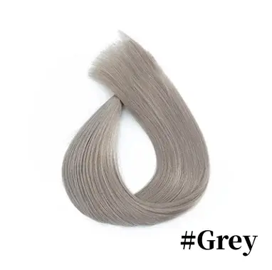 Extensions de cheveux 100% naturels lisses, bandes Double face de 12 à 26 pouces, trames faciles à installer pour cheveux fins, couleur bleue
