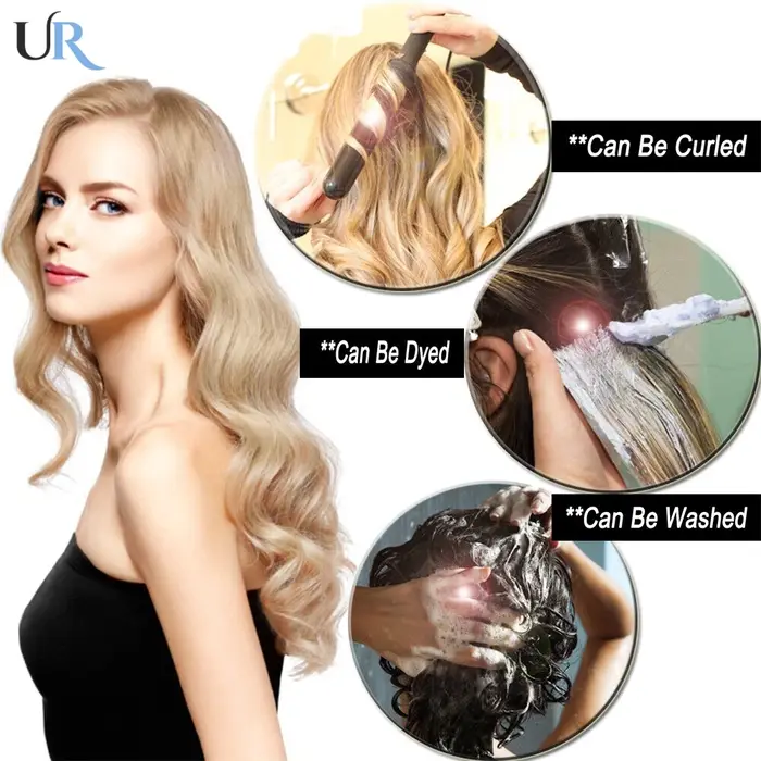 Extensions de cheveux à clips longs