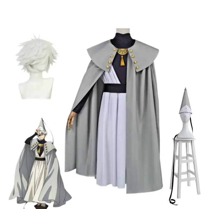 Ensemble de perruques et de costumes de cosplay Anime Witch Hat Atelier Qifrey