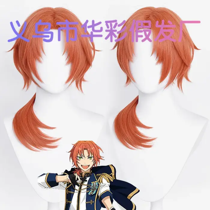 Perruque de cosplay Anime Ensemble Stars ES Tsukinaga Leo Sena Izumi Kagehira Mika Harukawa Sora Shino Hajime Amagi