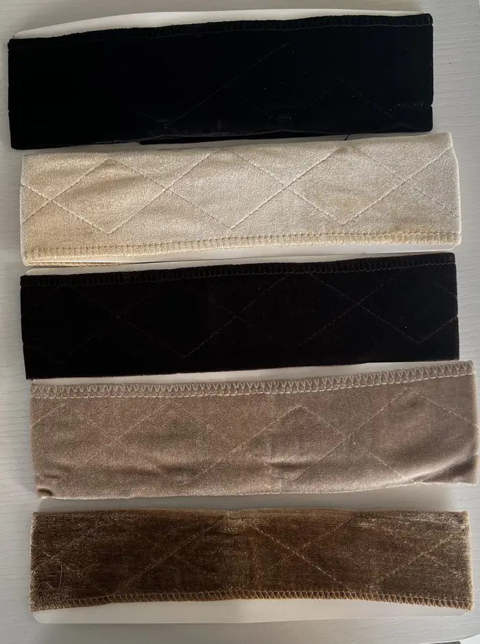 Poignées de perruque en velours bandeau à poignée réglable bandeaux pour perruques frontales en dentelle