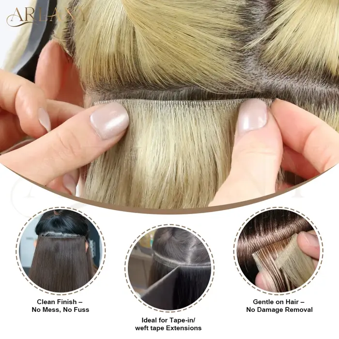 ARLANY ruban dans les Extensions rouleau de ruban simple face pour Extensions de cheveux 3 Yards remplacement système de cheveux ruban perruque bande forte tenue