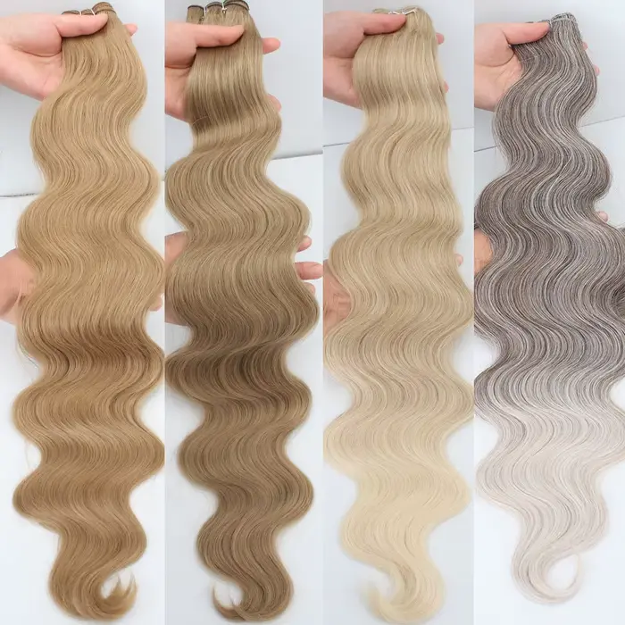 Mèches synthétiques Body Wave en Fiber synthétique Bio haute température pour femmes, 30 pouces, 200