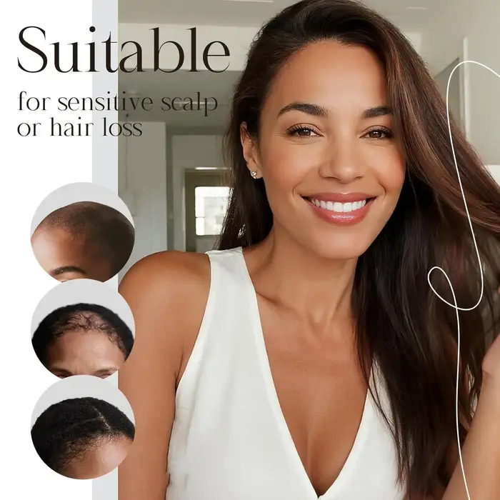 Bonnet de maintien pour perruque avec bande en silicone antidérapante
