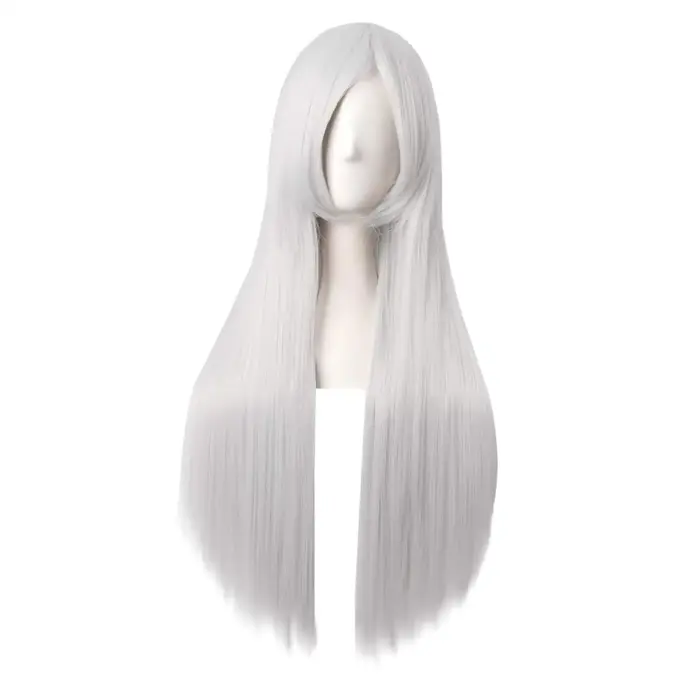 Perruque de Cosplay longue et lisse de 32 pouces