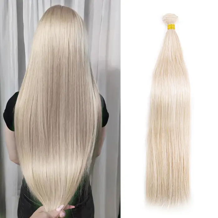 Extensions de cheveux raides tissage