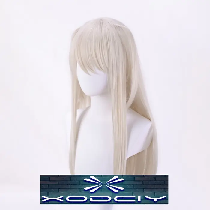 FGO Fate Grand Order Cosplay Long Wig Illyasviel Von Einzbern Synthetic Hair Halloween Costume Party Wigs + Free Wig Cap