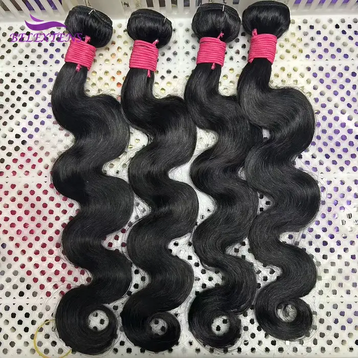 Belextens Body Wave Tissage Humain Hair 12-32 pouce Tissage Brésilien 100% Cheveux Humain Meche Tiss