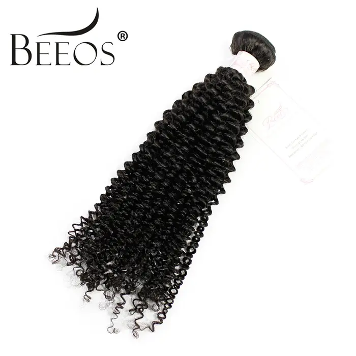 Bundles de cheveux bouclés crépus