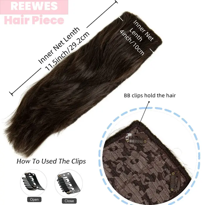 Perruque Mohawk brune REEWES pour adultes