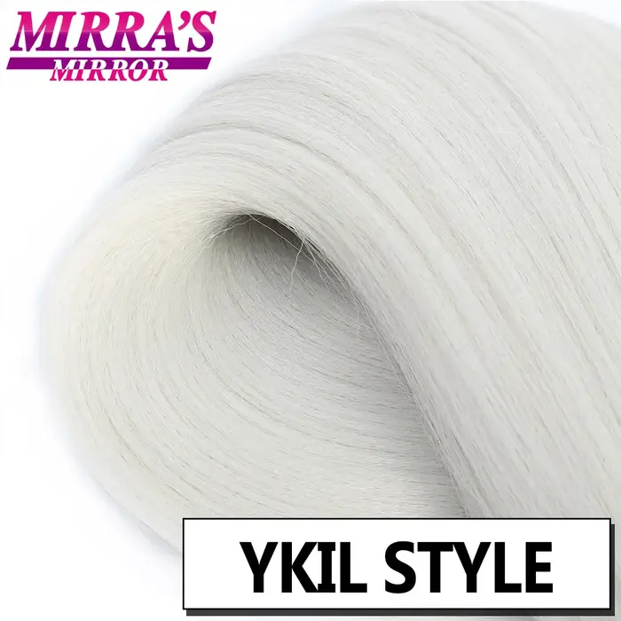 Extensions de cheveux synthétiques Yaki souples pré-étirées