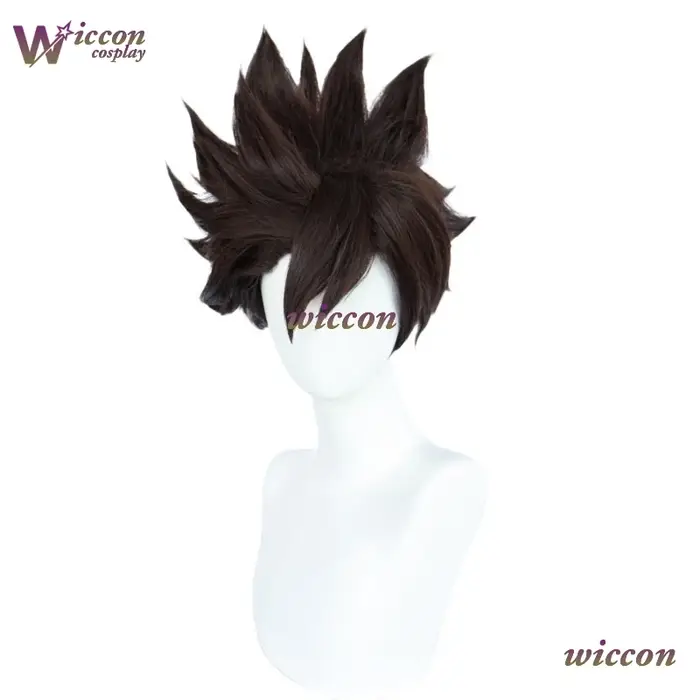 Wona Hasbin Adam Cosplay ongles perruque Anime hôtel premier homme ange Halo masque