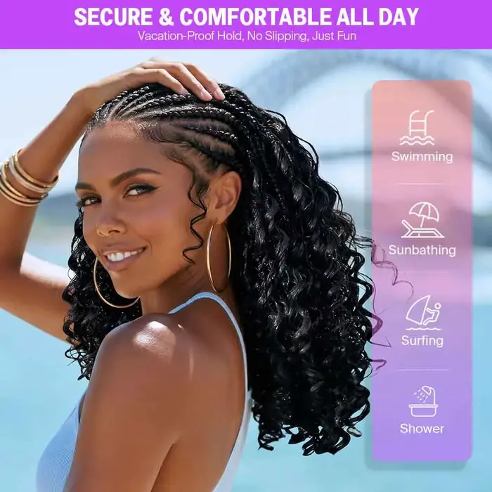 Extensions de cheveux humains bouclés Mégalook Burmese Curly au crochet