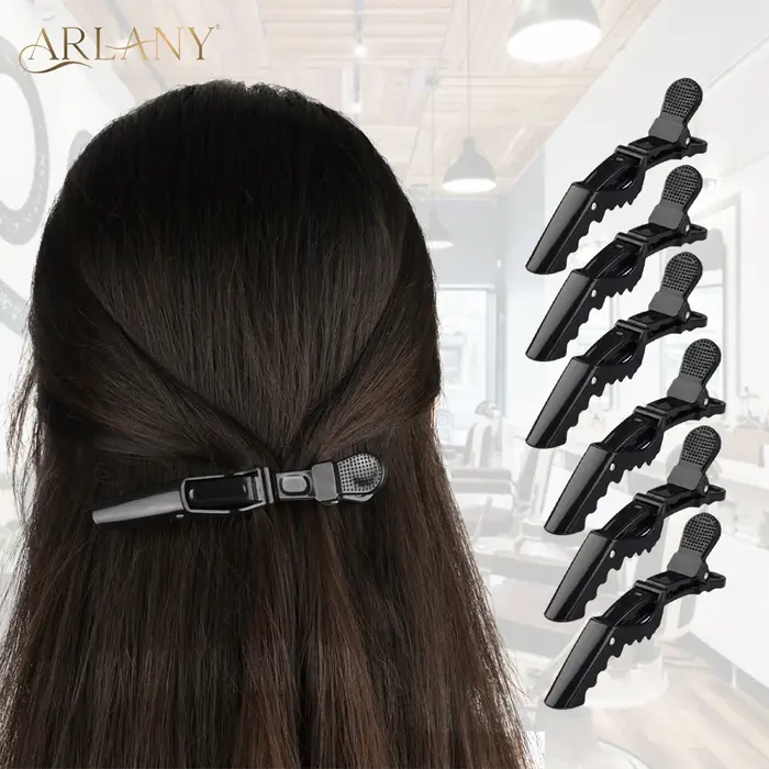 ARLANY Allogator pinces à cheveux couleurs mates 6 pièces