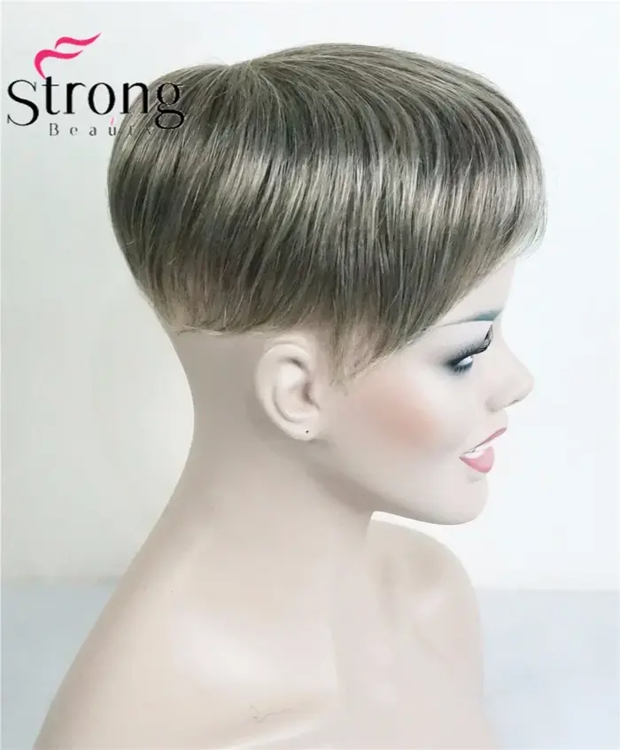 Toupet femmes cheveux synthétiques