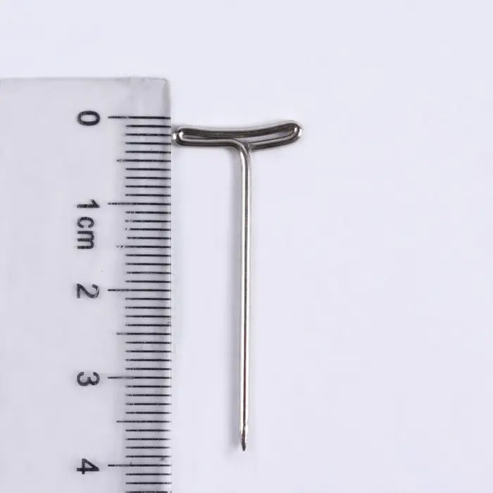100 pièces T-PINS (40mm) pour perruque sur tête en mousse Style T broche aiguille Mannequin