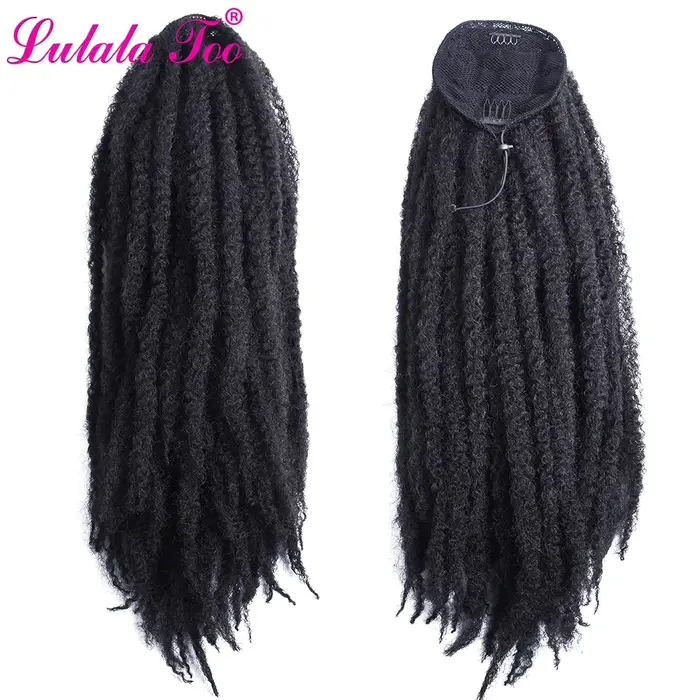 Extensions capillaires synthétiques longues bouclées 18 pouces
