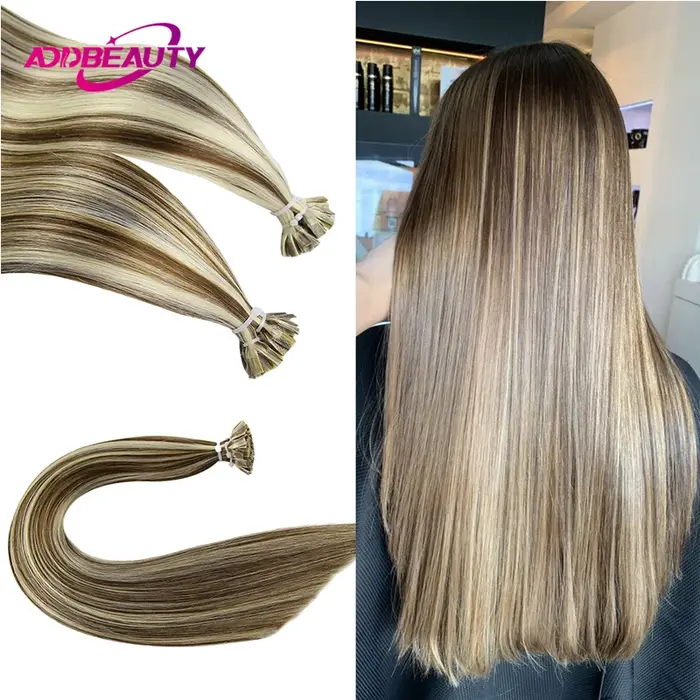 Extension de cheveux à pointe plate