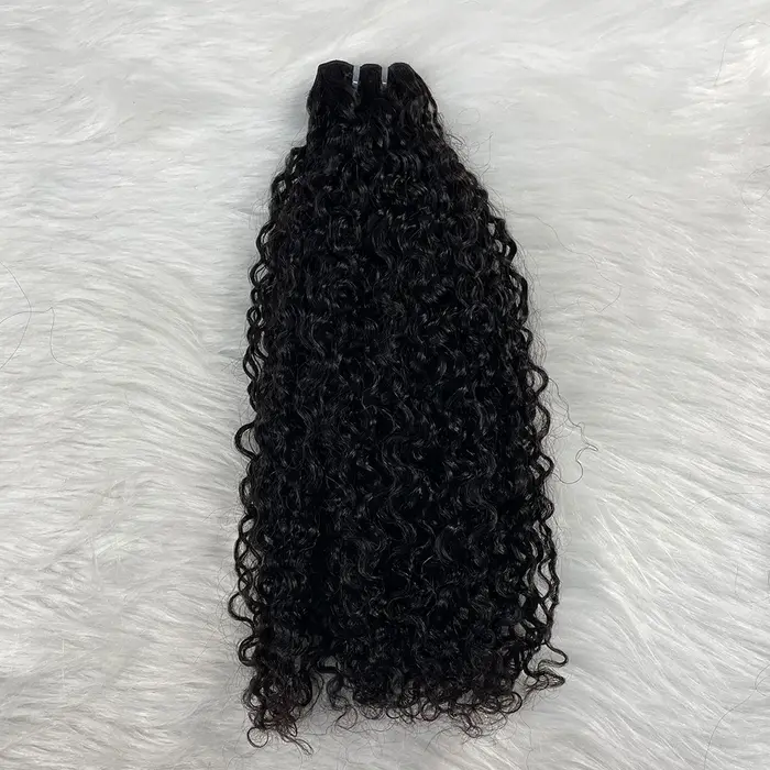 Extensions de cheveux bouclés sans nœuds de 16 à 26 pouces