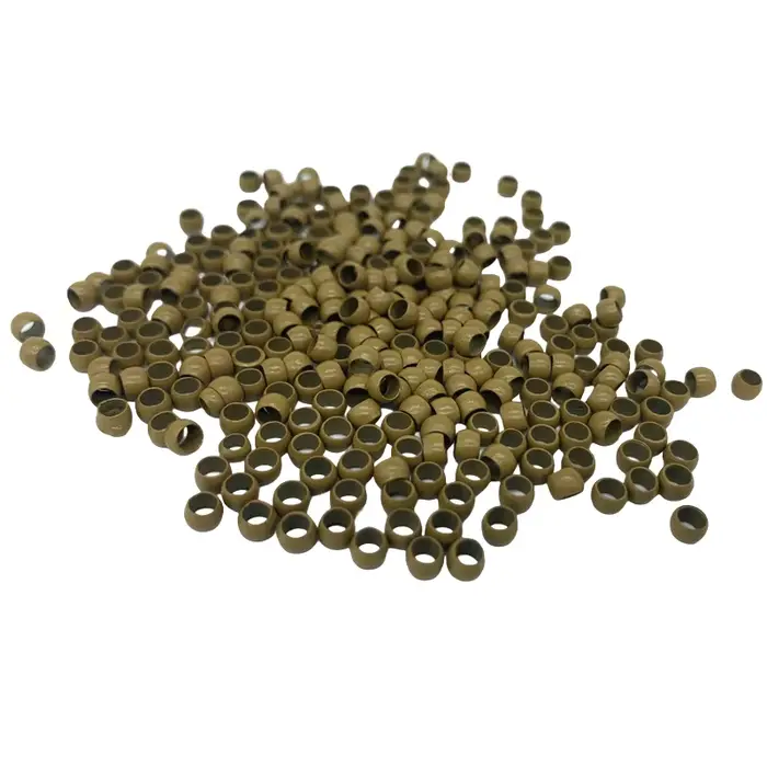 1000 pièces polyvalentes 4.0mm Non Silicone Nano doublé perles cuivre Nano anneaux pour Extensions d