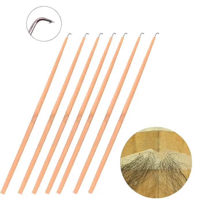 Kit d'aiguilles à crochet pour la ventilation des perruques