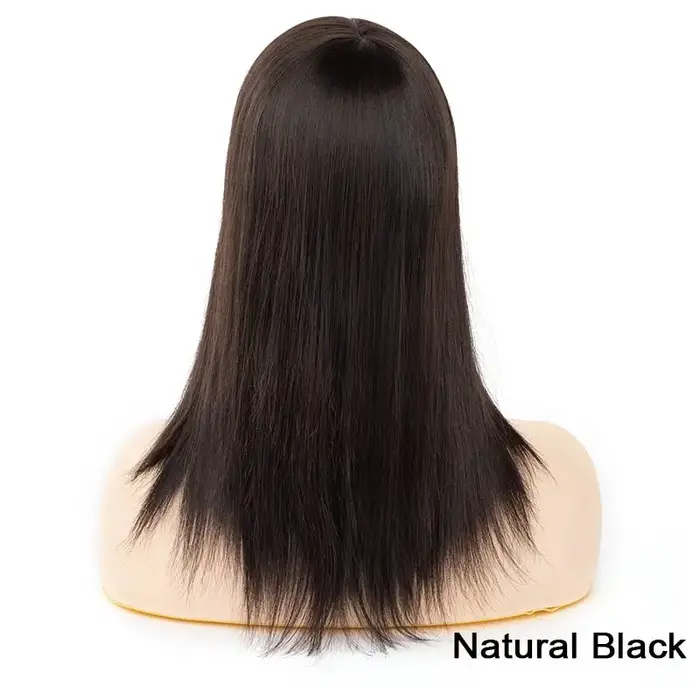 En stock - Système capillaire Topper pour femme, postiche en mono fin, perruques en cheveux naturels