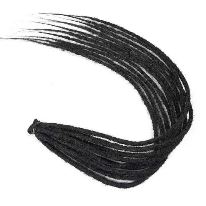 Extensions de Dreadlock synthétiques 10 racines/paquet Hippie dreads à une extrémité Ombre Loc