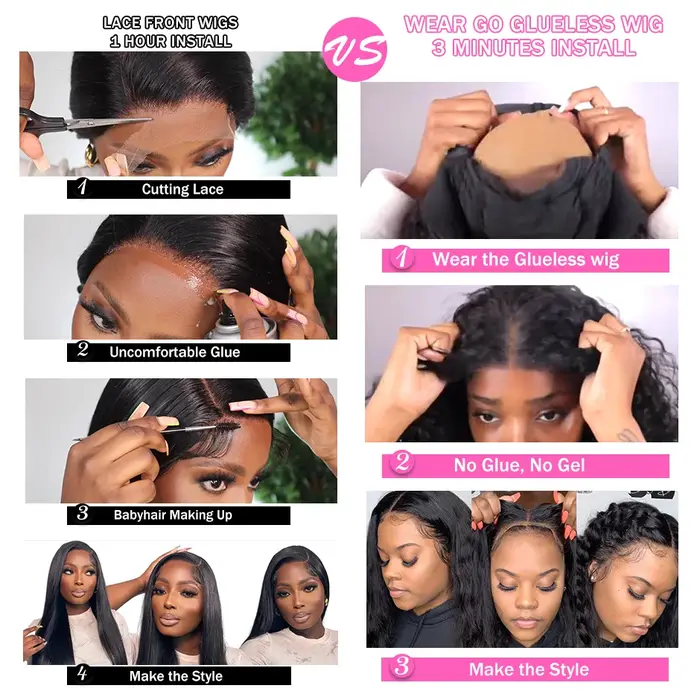 Wear Go – perruques brésiliennes sans colle ISEE