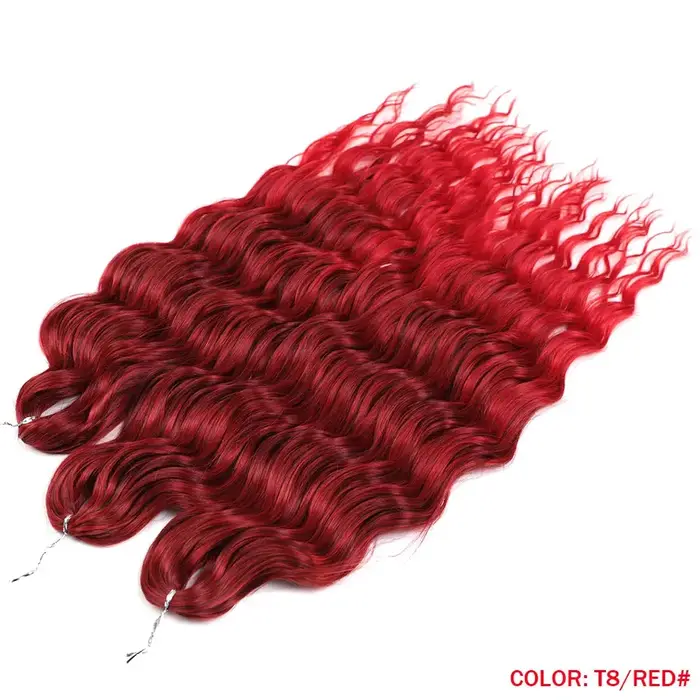 Extensions capillaires synthétiques Deep Wave 24 pouces-Noble
