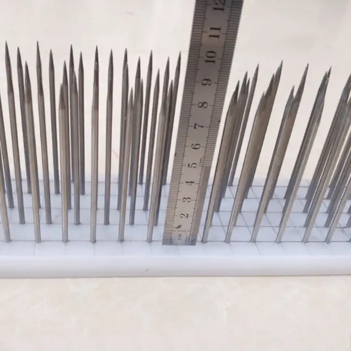 Hackle pour cheveux en acier inoxydable