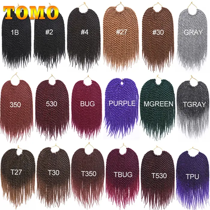 TOMO – Extensions capillaires synthétiques torsadées sénégalaises