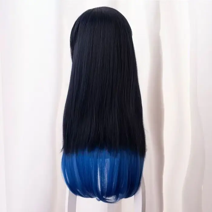 Perruque synthétique longue et lisse pour fille